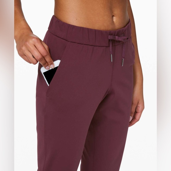 LULULEMON On The Fly Jogger Dark Adobe Pants Size 6 - Picture 3 of 12